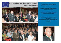 Vortrag "Europa - wohin?" mit dem deutschen EU-Kommissar Günther Oettinger und Peter Gauweiler im Palaiskeller im Hotel Bayerischer Hof in München