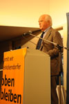 Dr. Gauweiler beim Tegeler Gespräch in Berlin am 09. September 2014 (Foto: Barbara Biesemeier-Spree)