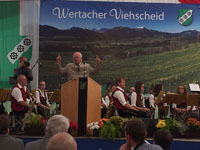 Politisches Frühschoppen in Wertach am 14. September 2014