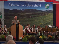 Politisches Frühschoppen in Wertach am 14. September 2014