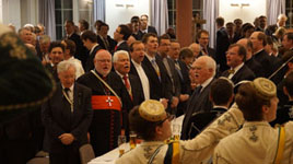 Dr. Gauweiler beim "Dankkommers" der KDStV Aenania zur Würdigung des Pontifikats Benedikts XVI. im Kolpinghaus am 27. April 2013