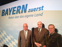 Dr. Gauweiler beim Start der Veranstaltungsreihe "Bayern zuerst" im Kurhaus Göggingen am 13. Juni 2013