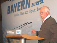 Dr. Gauweiler bei "BayernZuerst" in Fuchstal-Leeder am 23. Juli 2013