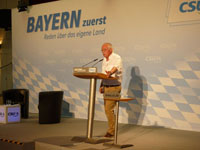 Dr. Gauweiler bei "BayernZuerst" in Regensburg am 25. Juli 2013
