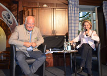 Bundesministerin Ursula von der Leyen und Peter Gauweiler bei "CDU und CSU - Die Bandbreite" am 13. August 2013