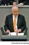 Peter Gauweiler bei seiner Rede vor dem Deutschen Bundestag zum Thema "Europäische Verfassung" am 12. Mai 2005