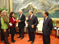 Dr. Peter Gauweiler auf der Delegationsreise in die Volkrepublik China mit dem Unterausschuss für Auswärtige Kultur- und Bildungspolitik vom 10.-16. März 2007