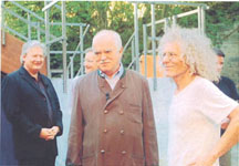 Dr. Gauweiler und die 68-Ikone Rainer Langhans in Dinkelsbühl am 28. Juni 2010