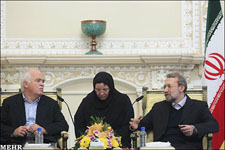 Gespräch mit dem iranischen Parlamentspräsidenten Dr. Ali Ardeschir Larijani am 18. Oktober 2010