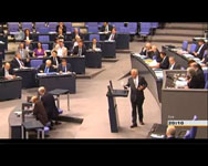 Dr. Gauweiler bei seiner Rede im Plenum des Deutschen Bundestages zum Thema: "Stabilität, Koordinierung und Steuerung in der Wirtschafts- und Währungsunion" am 29. Juni 2012
