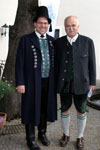 Dr. Peter Gauweiler beim 1. Jahresempfang des Isargaus in München zusammen mit Gauvorstand Andreas Huber (Foto: Andrea Pollak)
